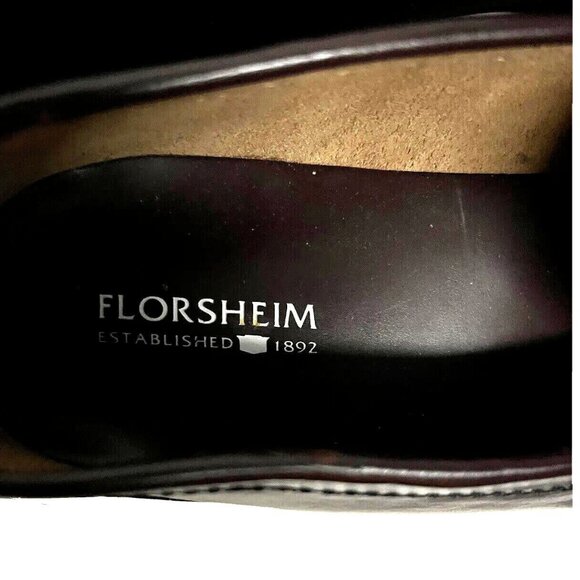 Florsheim Berkley Burgundy Penny Loafers Dress Shoes 9.5D Slip On Moc Toe main image 11